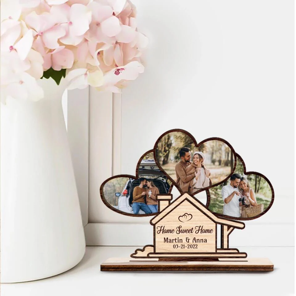 Home Sweet Home - Housewarming Gifts - Custom Wooden Plaque - Anniversary Gift For Couples - Image 6
