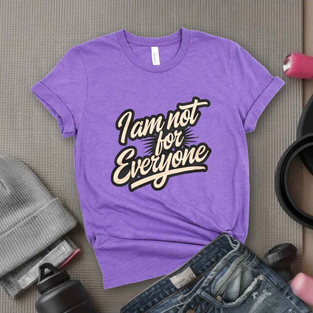 I am not for Everyone T-shirt - Unisex Jersey Short Sleeve Shirt - Women Right Inspired Tee - Self Gift - Bella Canvas 3001 - Image 10