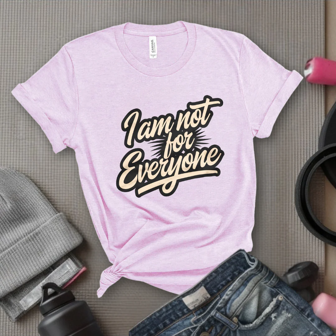 I am not for Everyone T-shirt - Unisex Jersey Short Sleeve Shirt - Women Right Inspired Tee - Self Gift - Bella Canvas 3001 - Image 12