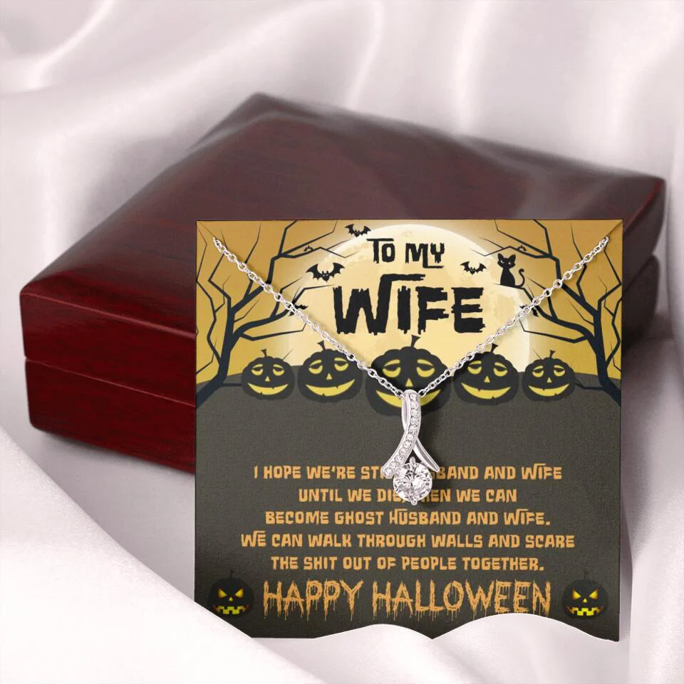 I Hope We're Still Husband And Wife Until We Die Personalized Necklace - Image 47