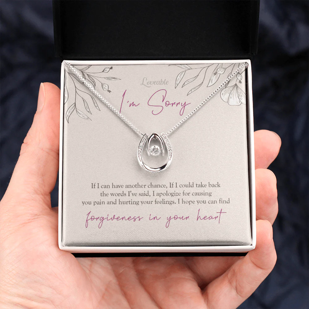 I'm Sorry, I hope You can find forgiveness in your heart - Necklace - Image 3
