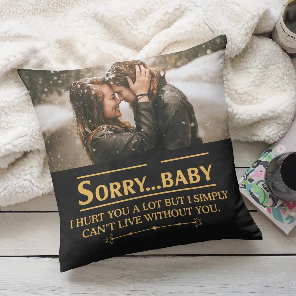 I Hurt You A Lot But I Simply Can't Live WIthout You - Personalized All Over Printed Pillow - Best Sorry Gift For Couple - 212IHPNPPI687 - Image 5