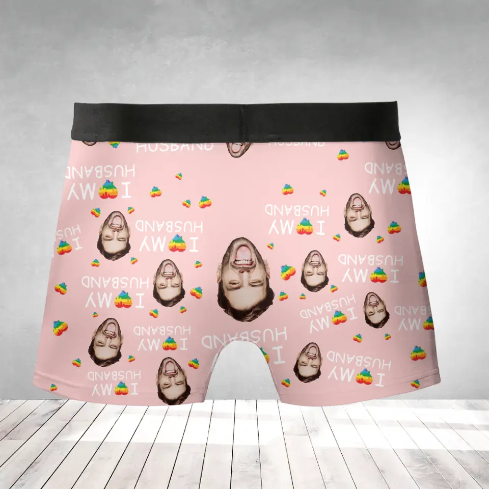 I Love My Husband Funny Boxer Gift for Gay Men Birthday Anniversary Gifts - Image 3