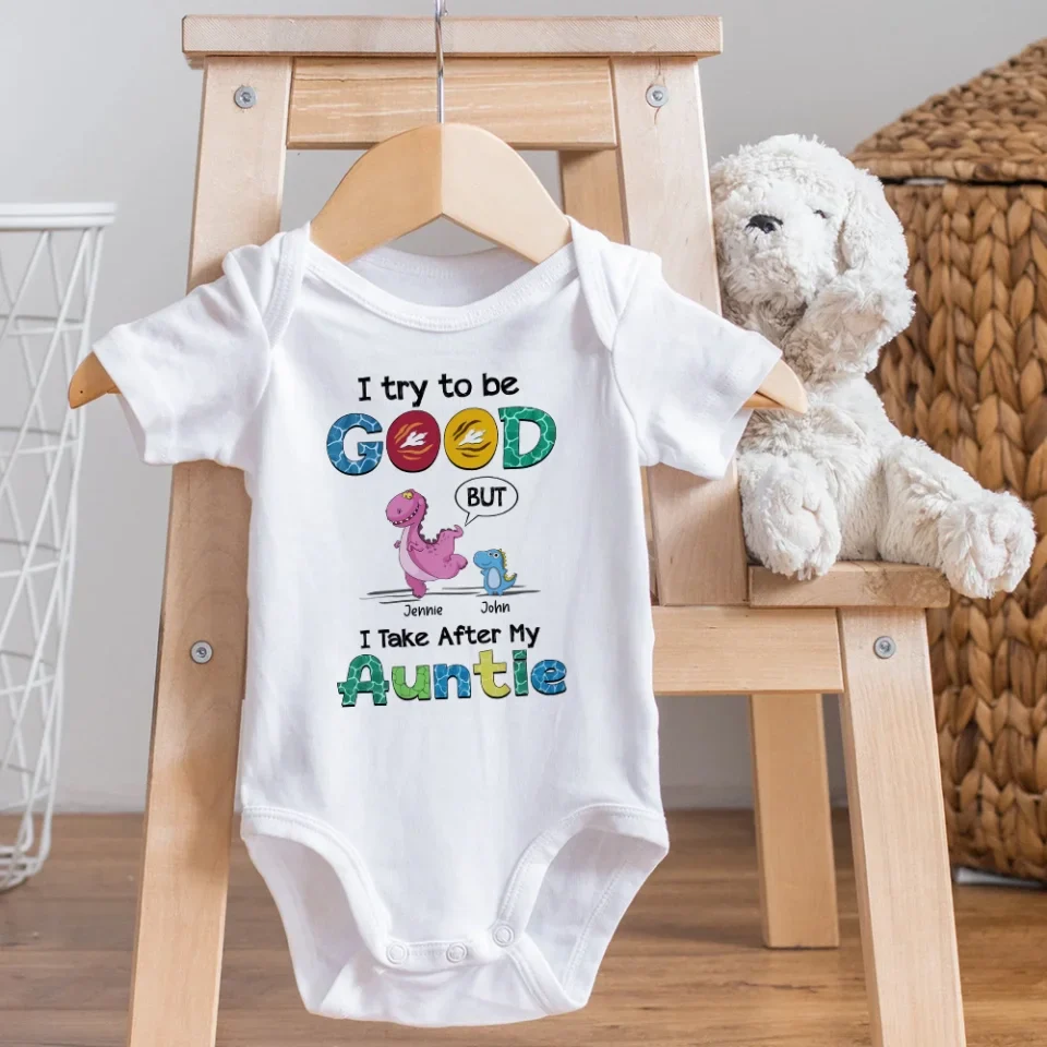 I Try To Be Good But I Take After - Youth T-Shirt - Gift For Kids Niece Newphew Grandchildren - Image 11