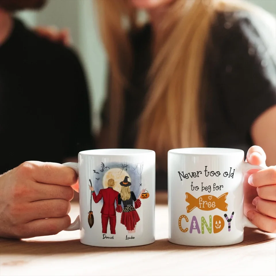 I Wanna Do Bad Things With You - Personalized Mug - Witch Gift for Couples on Halloween - Image 3