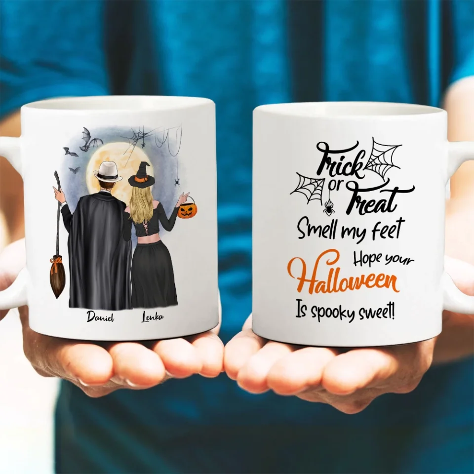 I Wanna Do Bad Things With You - Personalized Mug - Witch Gift for Couples on Halloween - Image 5