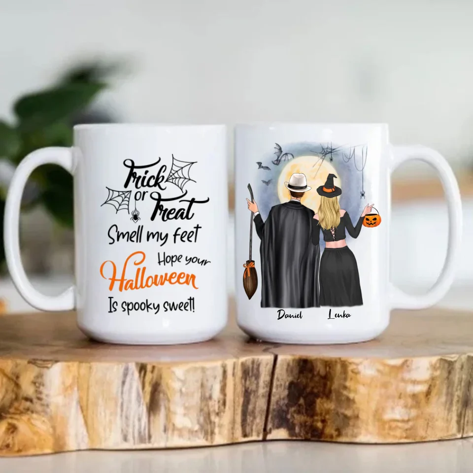 I Wanna Do Bad Things With You - Personalized Mug - Witch Gift for Couples on Halloween - Image 7