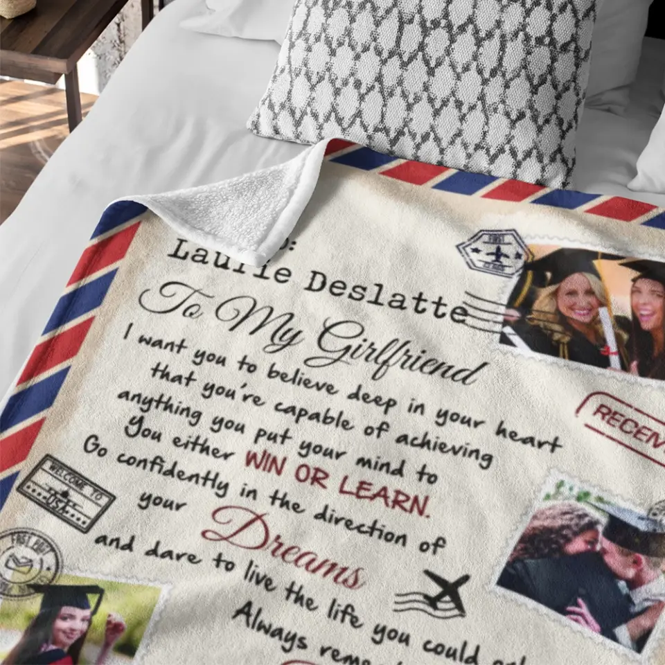 I Want You To Believe Deep In Your Heart - Fleece Blanket Graduation Gift - Image 12