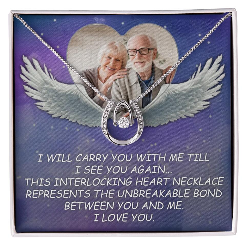 I Will Carry You Till I Can See You Again - Personalized Necklace - Memorial Gift for Beloved - Image 11