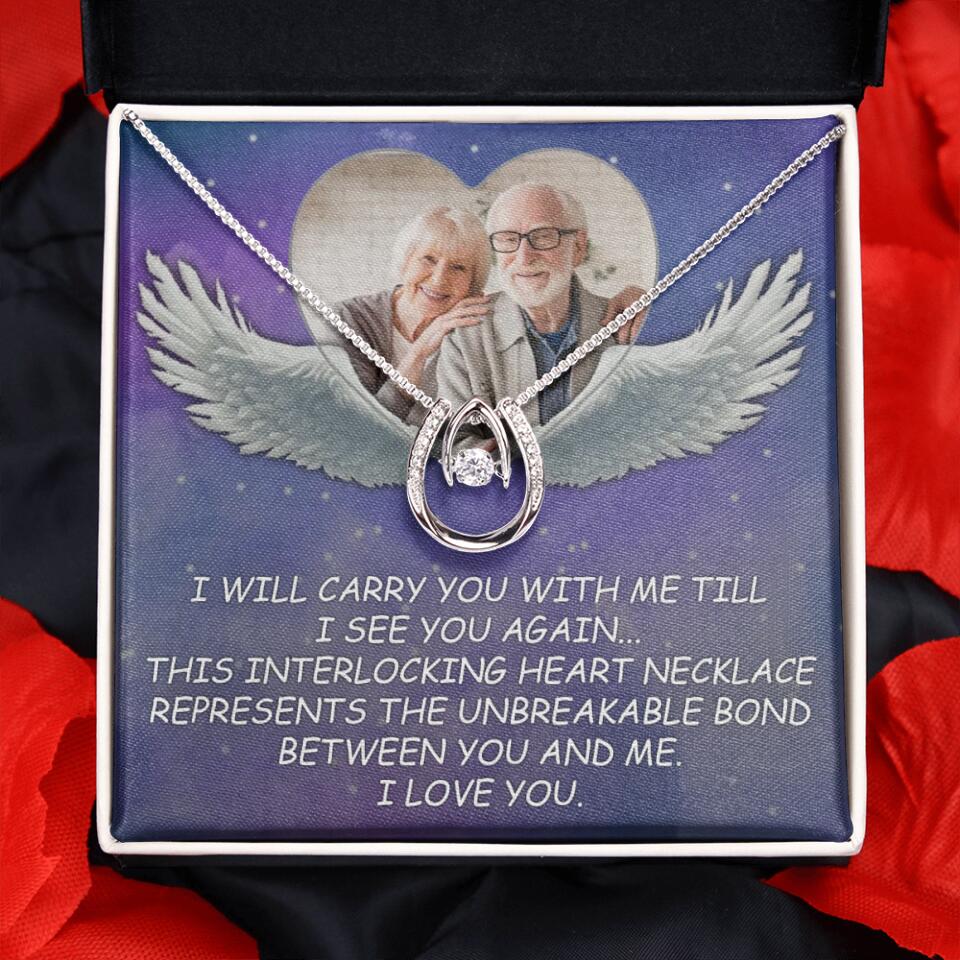 I Will Carry You Till I Can See You Again - Personalized Necklace - Memorial Gift for Beloved - Image 12