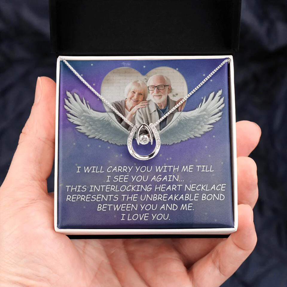 I Will Carry You Till I Can See You Again - Personalized Necklace - Memorial Gift for Beloved - Image 13