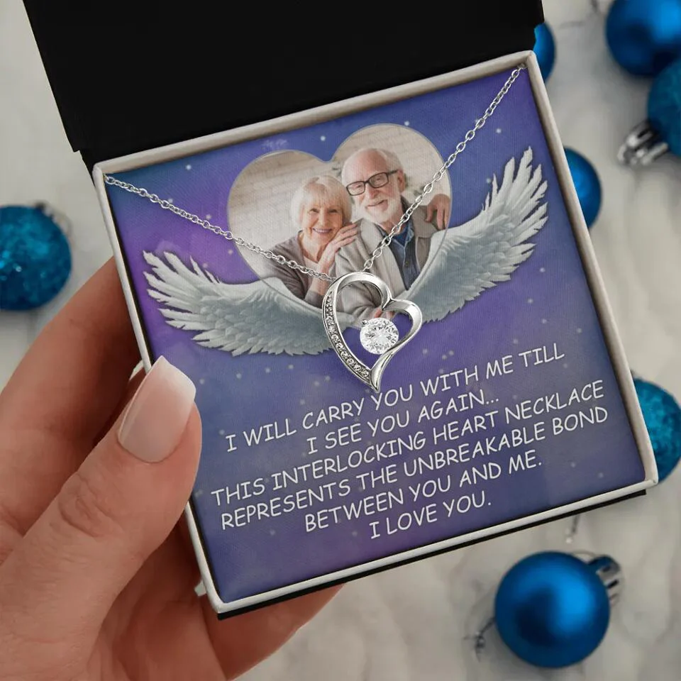 I Will Carry You Till I Can See You Again - Personalized Necklace - Memorial Gift for Beloved - Image 23