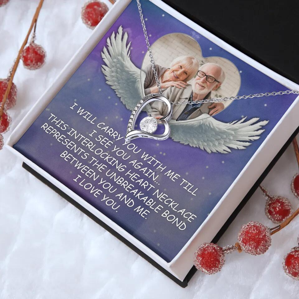I Will Carry You Till I Can See You Again - Personalized Necklace - Memorial Gift for Beloved - Image 25