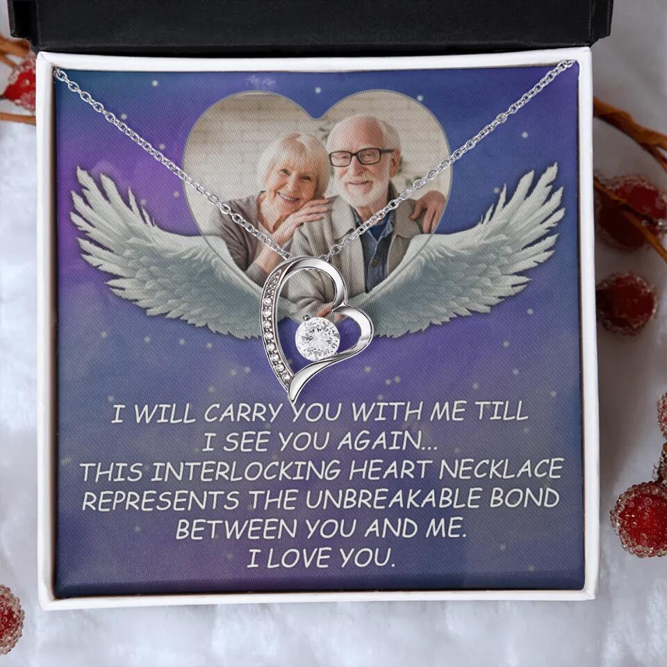 I Will Carry You Till I Can See You Again - Personalized Necklace - Memorial Gift for Beloved - Image 26