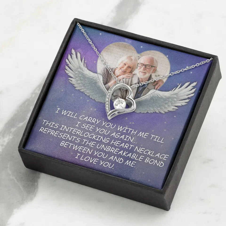 I Will Carry You Till I Can See You Again - Personalized Necklace - Memorial Gift for Beloved - Image 27