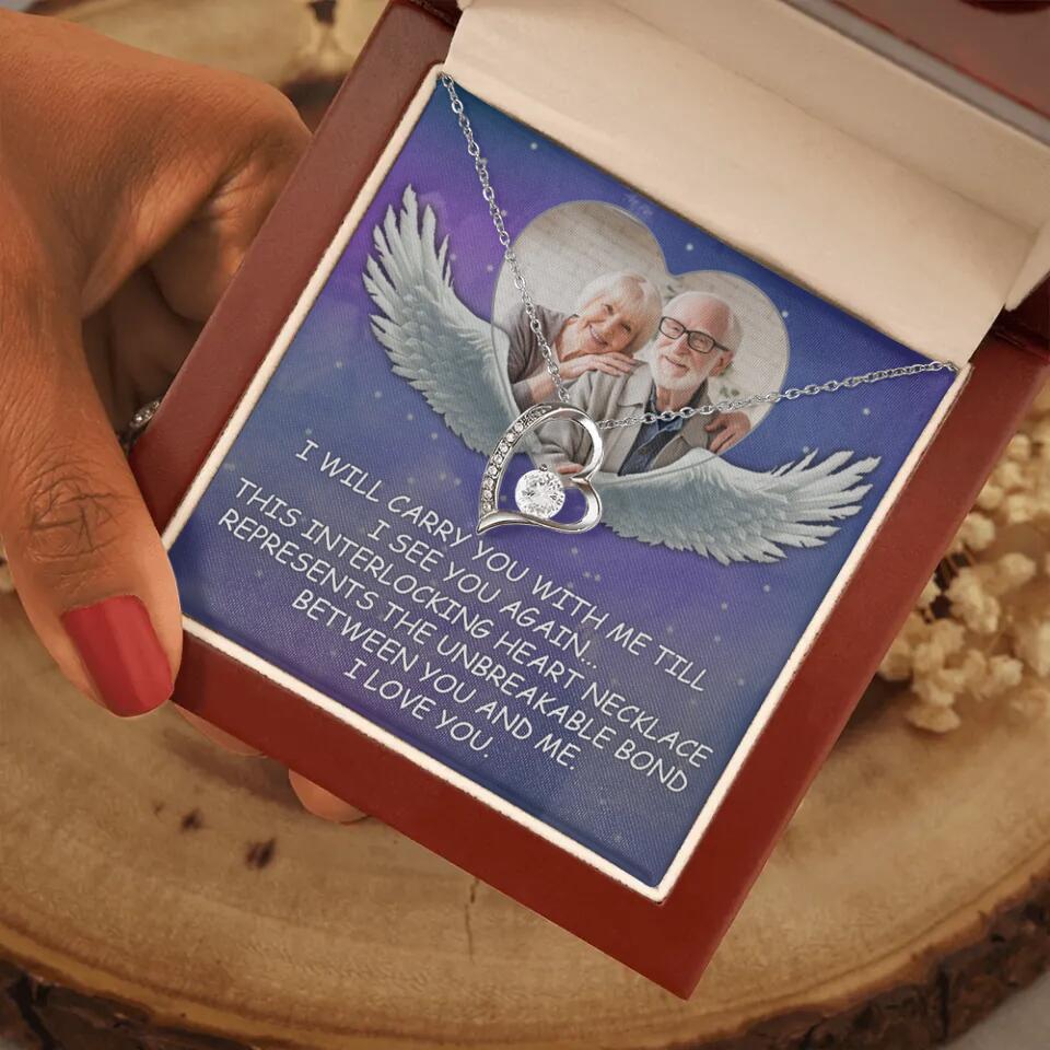 I Will Carry You Till I Can See You Again - Personalized Necklace - Memorial Gift for Beloved - Image 34