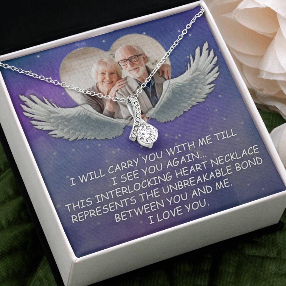I Will Carry You Till I Can See You Again - Personalized Necklace - Memorial Gift for Beloved - Image 46