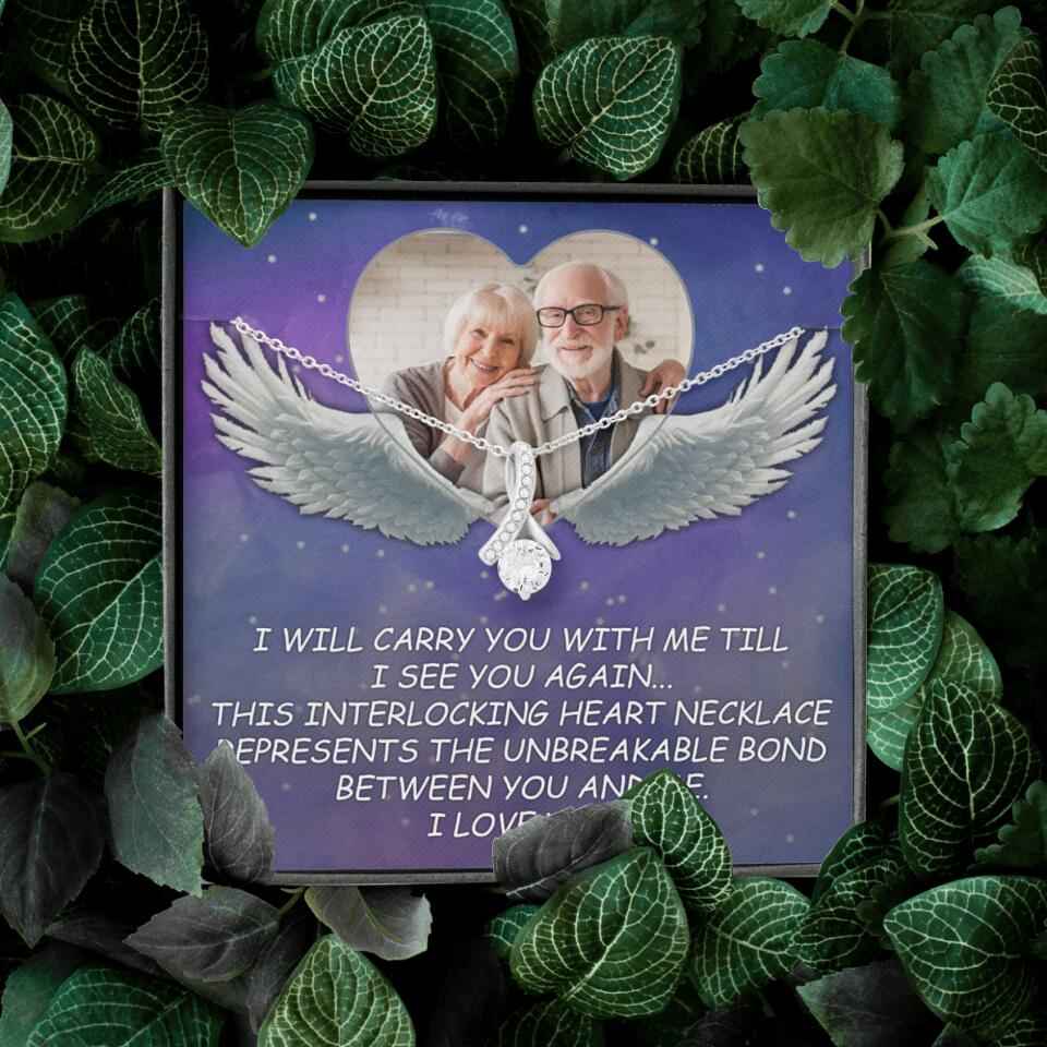 I Will Carry You Till I Can See You Again - Personalized Necklace - Memorial Gift for Beloved - Image 47
