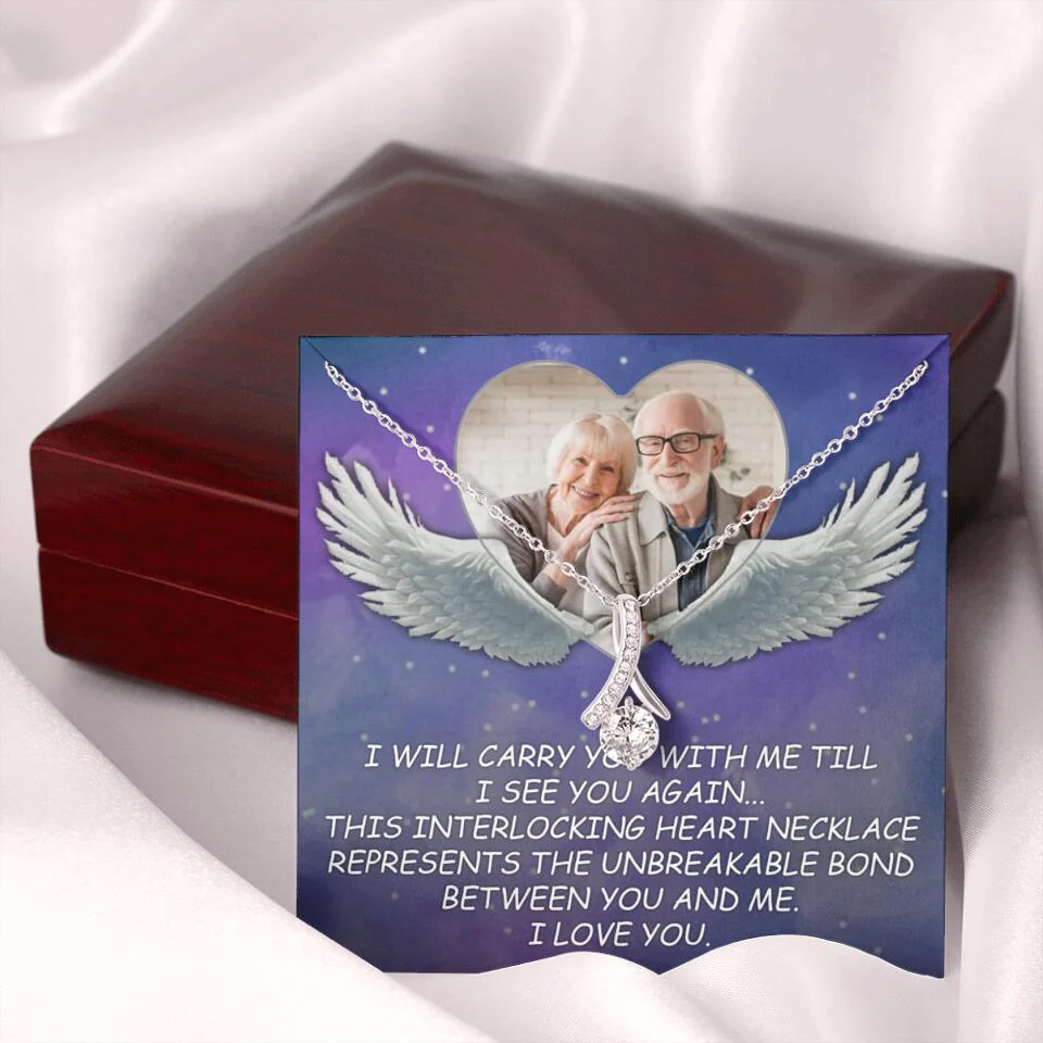 I Will Carry You Till I Can See You Again - Personalized Necklace - Memorial Gift for Beloved - Image 52