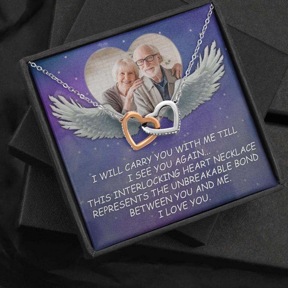 I Will Carry You Till I Can See You Again - Personalized Necklace - Memorial Gift for Beloved - Image 54