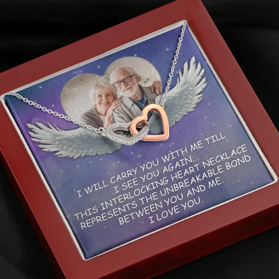 I Will Carry You Till I Can See You Again - Personalized Necklace - Memorial Gift for Beloved - Image 58