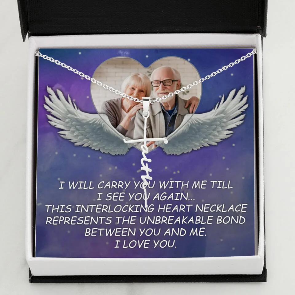 I Will Carry You Till I Can See You Again - Personalized Necklace - Memorial Gift for Beloved - Image 63