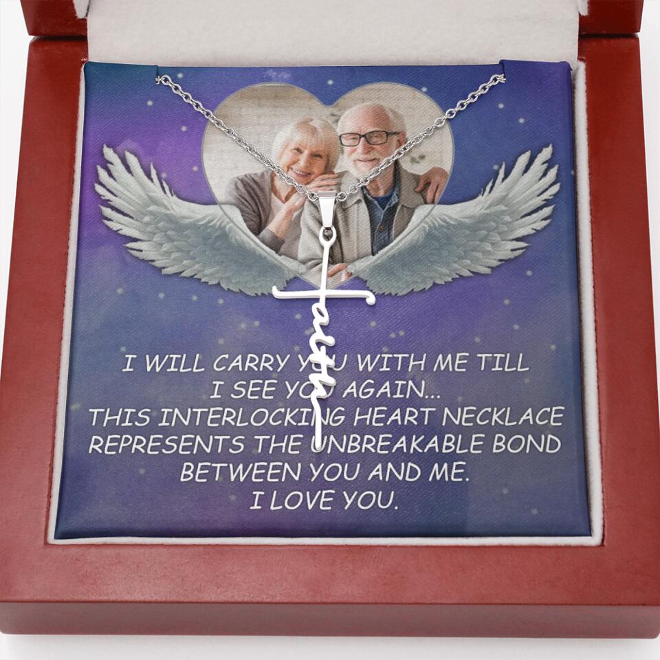 I Will Carry You Till I Can See You Again - Personalized Necklace - Memorial Gift for Beloved - Image 66