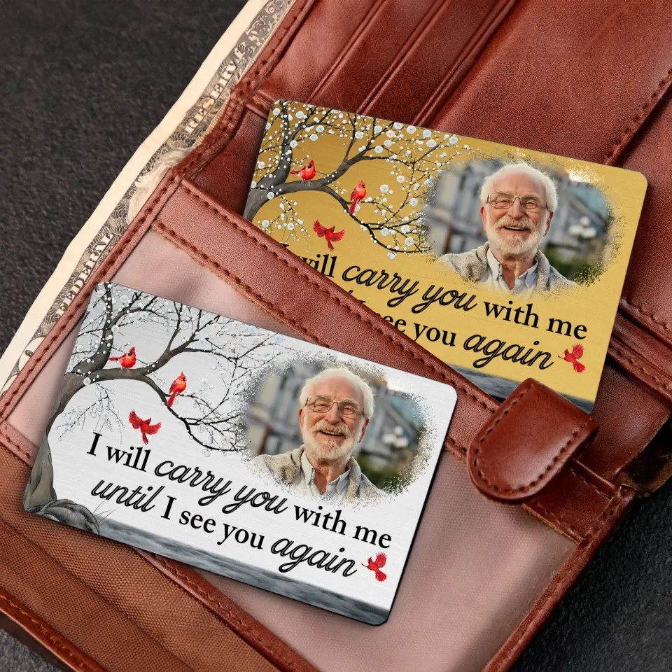 I Will Carry You With Me Upload Photo Wallet Card - Image 7
