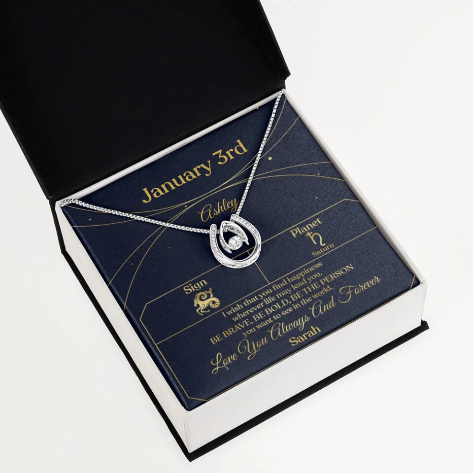 I Wish That You Find Happiness Personalized Zodiac Sign Jewelry - Image 51