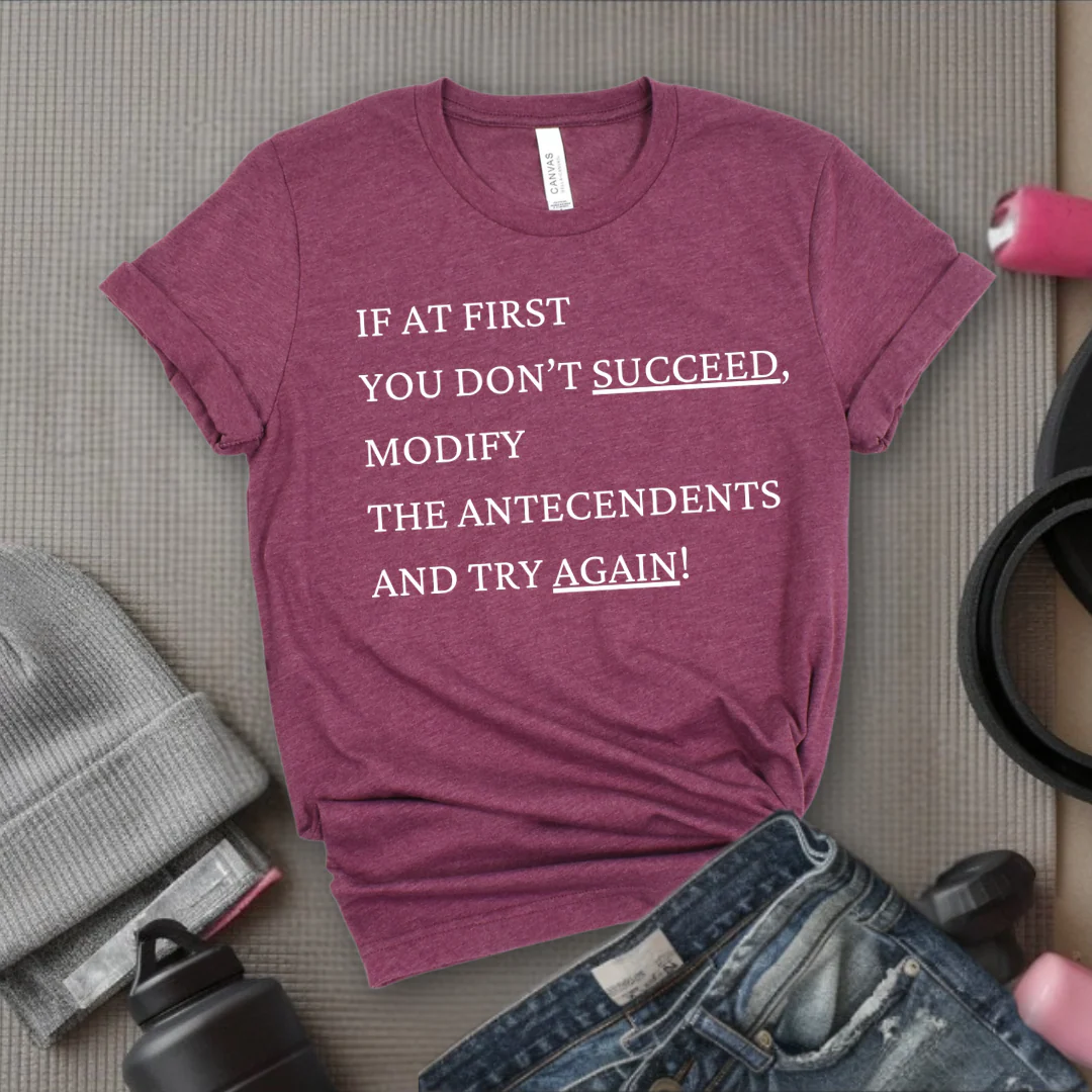 If At First You Don't Succeed - Girl Power Inspirational T-Shirt - Women Empowerment Tee - Gift for Her - Bella Canvas 3001 - Image 4