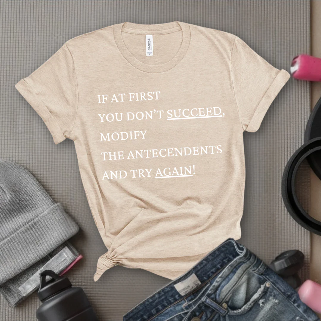 If At First You Don't Succeed - Girl Power Inspirational T-Shirt - Women Empowerment Tee - Gift for Her - Bella Canvas 3001 - Image 8