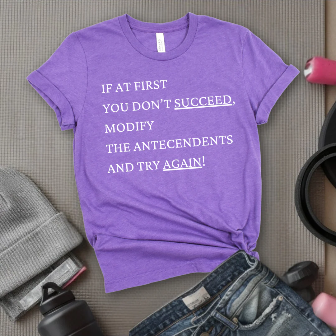 If At First You Don't Succeed - Girl Power Inspirational T-Shirt - Women Empowerment Tee - Gift for Her - Bella Canvas 3001 - Image 9