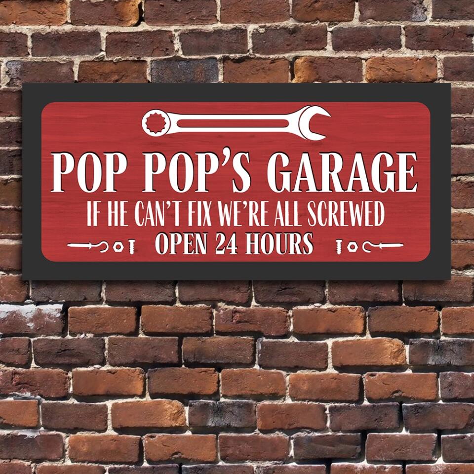 If He Can't Fix We're All Screwed Personalized Rectangle Wood Sign Key Holder - Image 5