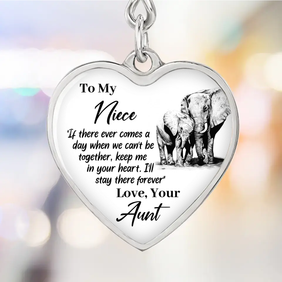 To My Niece If There Ever Comes A Day When We Can't Be Together - Personalized Necklace - Gift For Niece - Image 7