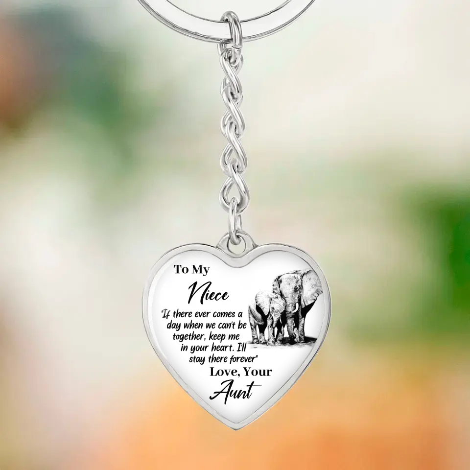 To My Niece If There Ever Comes A Day When We Can't Be Together - Personalized Necklace - Gift For Niece - Image 8