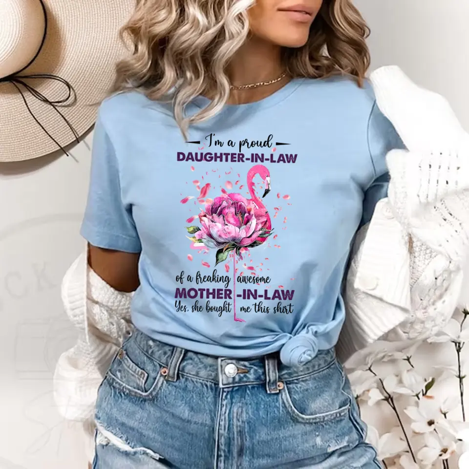 I'm A Proud Daughter-in-law - Sweatshirt Shirt - Gift For Daughter-in-law | 308IHPNPTS993 - Image 4