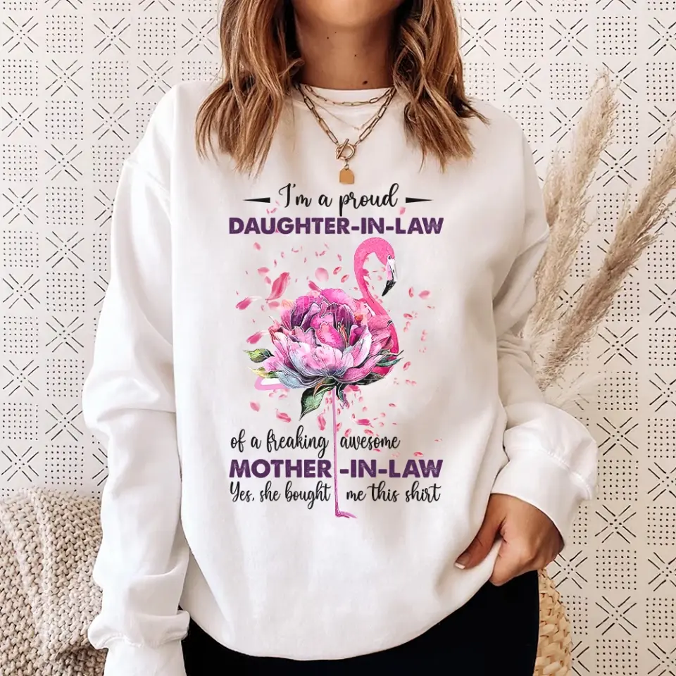 I'm A Proud Daughter-in-law - Sweatshirt Shirt - Gift For Daughter-in-law | 308IHPNPTS993 - Image 7
