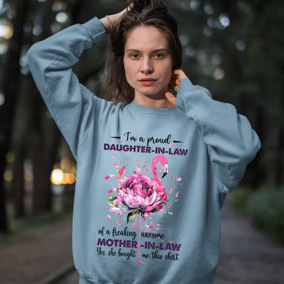I'm A Proud Daughter-in-law - Sweatshirt Shirt - Gift For Daughter-in-law | 308IHPNPTS993 - Image 8