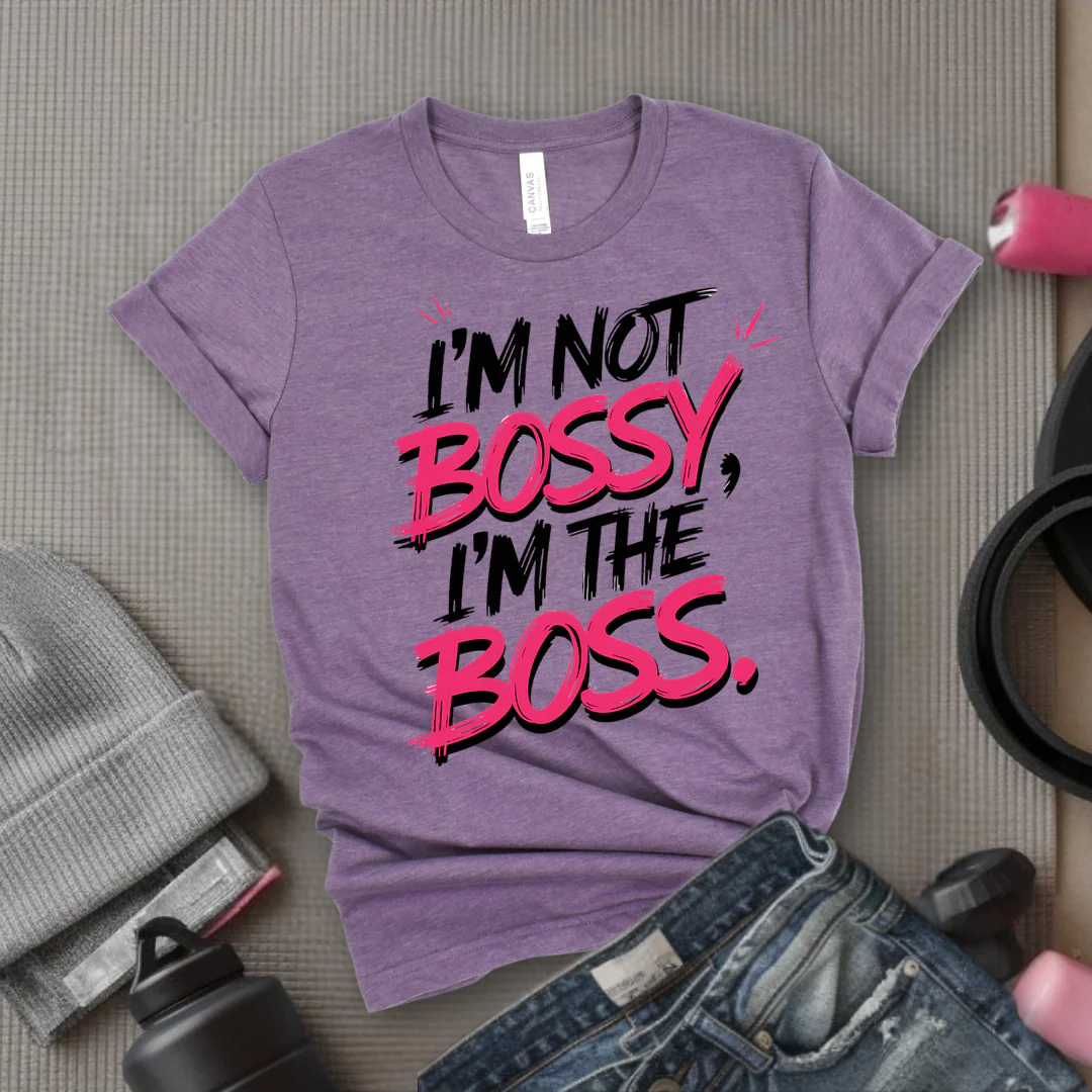 I'm Not Bossy, I'm The Boss. - Women Empowerment Tee - Gift for Her - Bella Canvas 3001 - Image 3