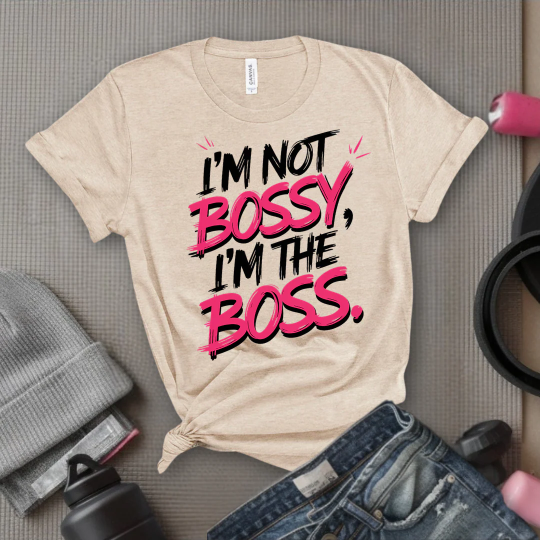 I'm Not Bossy, I'm The Boss. - Women Empowerment Tee - Gift for Her - Bella Canvas 3001 - Image 4