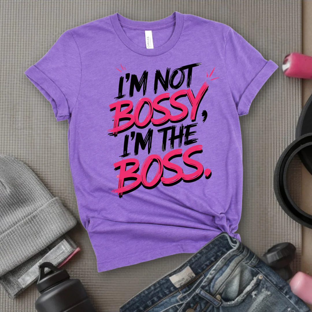 I'm Not Bossy, I'm The Boss. - Women Empowerment Tee - Gift for Her - Bella Canvas 3001 - Image 5