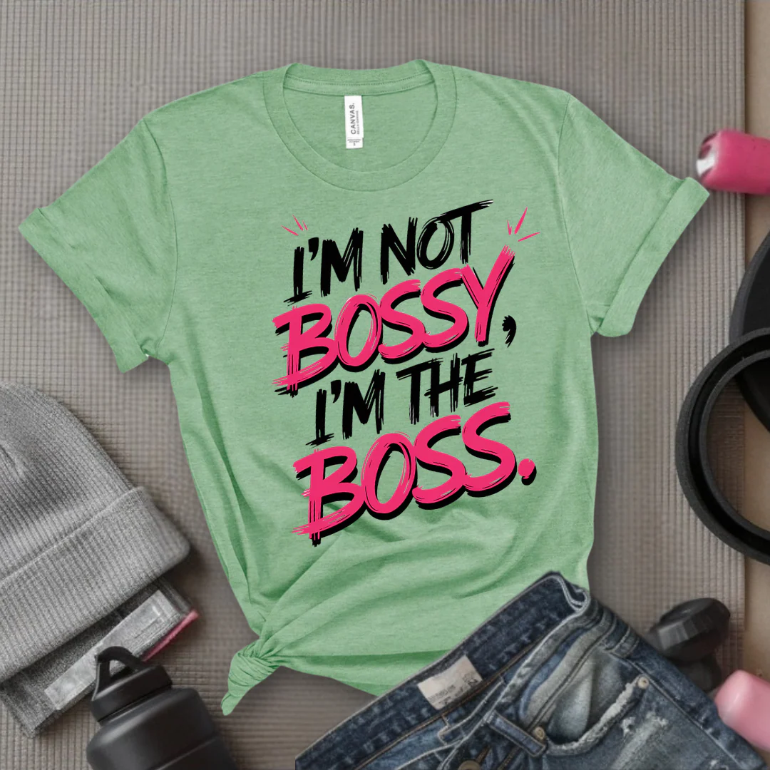I'm Not Bossy, I'm The Boss. - Women Empowerment Tee - Gift for Her - Bella Canvas 3001 - Image 7