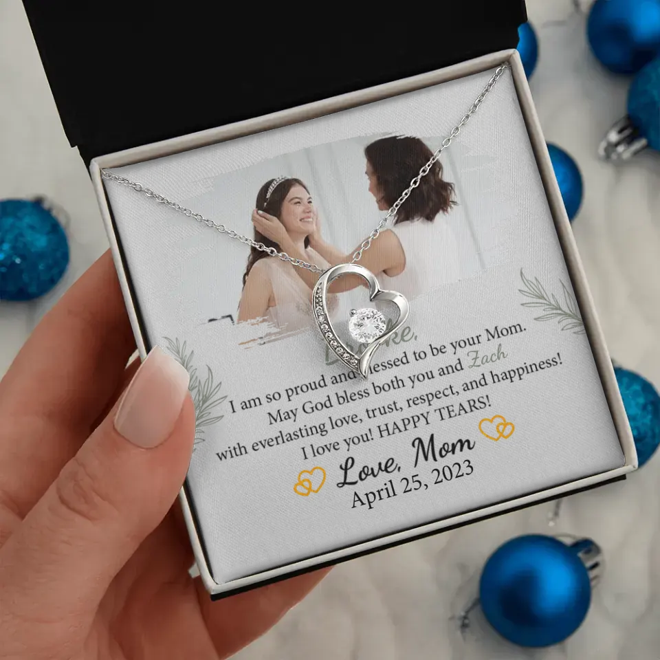 I'm so Proud and Blessed to be Your Mom - Necklace - Image 12