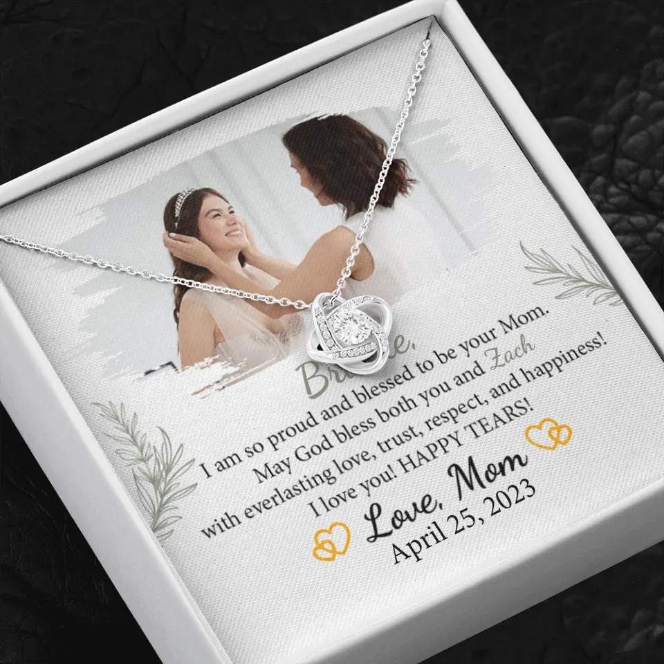 I'm so Proud and Blessed to be Your Mom - Necklace - Image 3