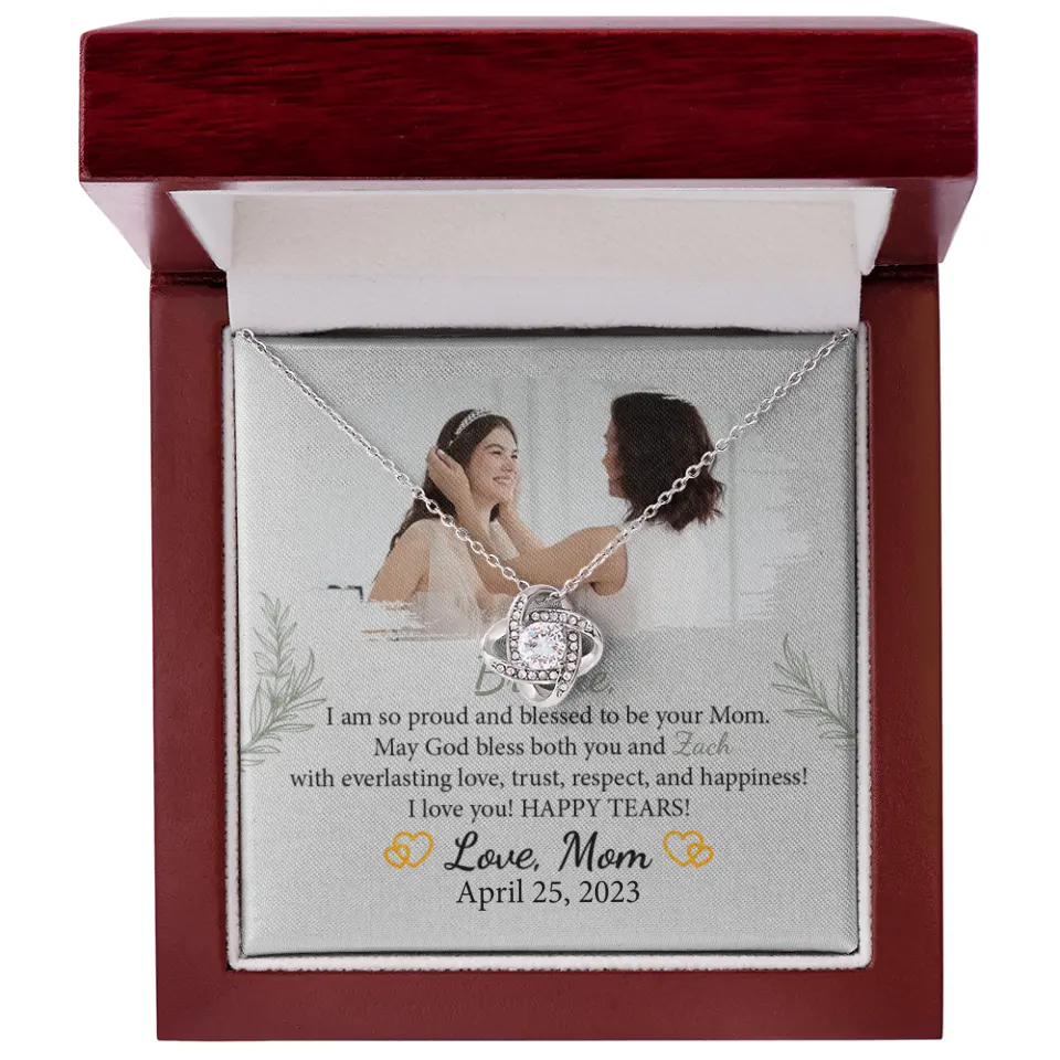 I'm so Proud and Blessed to be Your Mom - Necklace - Image 9