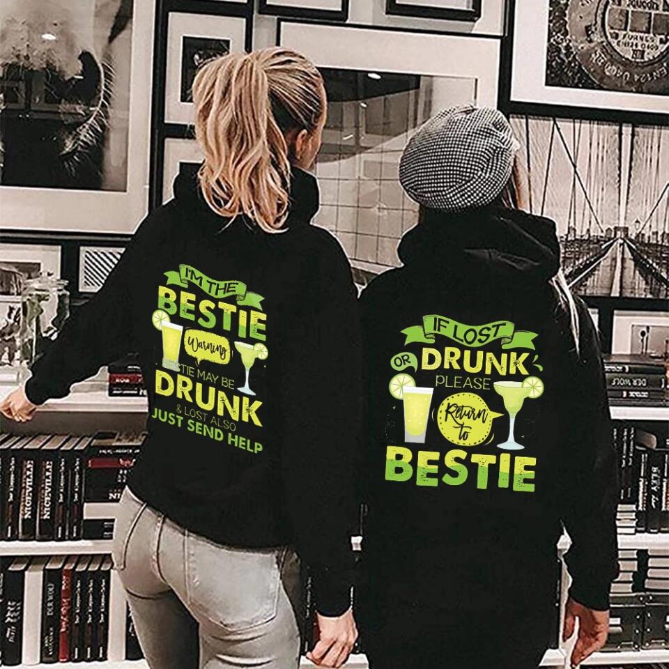 I'm The Bestie Personalized Friendship Hoodie - Image 3