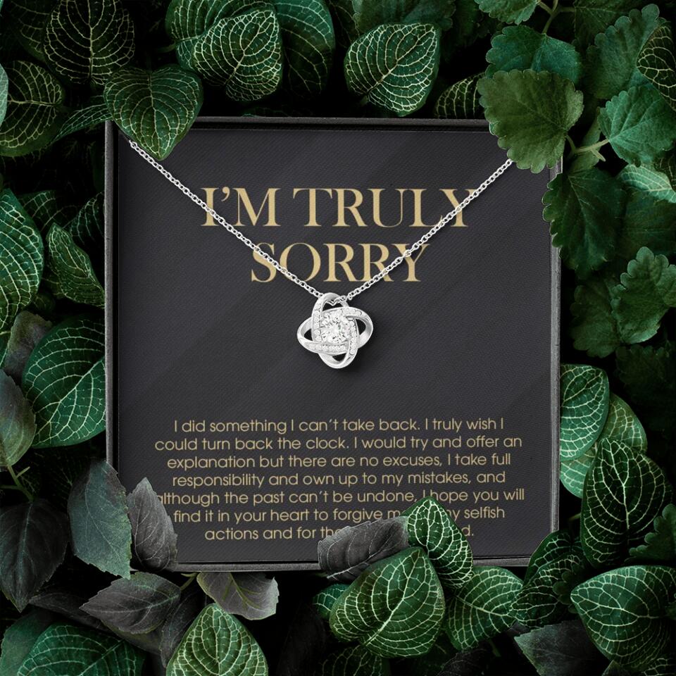 I'm Truly Sorry For Mistakes - Cuban Link Chain  - Sorry Gift For Him, Husband - Image 10