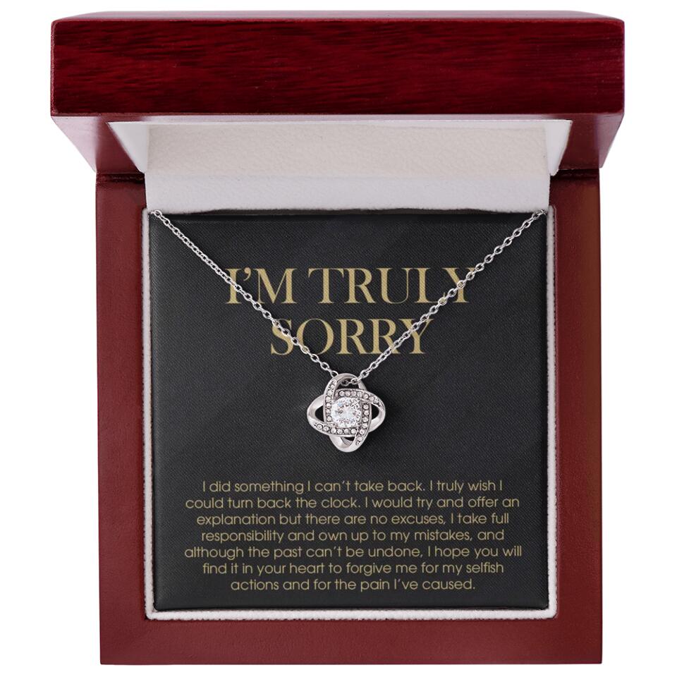 I'm Truly Sorry For Mistakes - Cuban Link Chain  - Sorry Gift For Him, Husband - Image 12