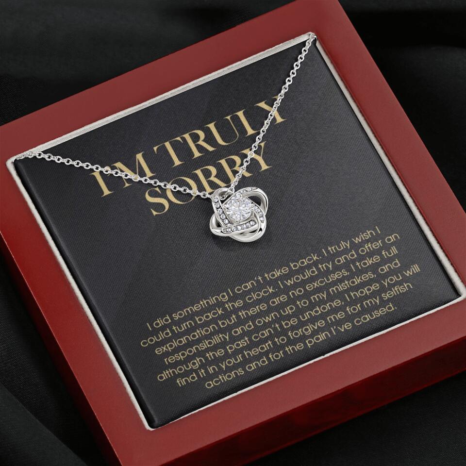 I'm Truly Sorry For Mistakes - Cuban Link Chain  - Sorry Gift For Him, Husband - Image 13