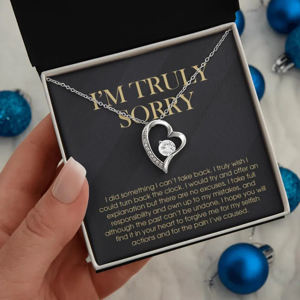 I'm Truly Sorry For Mistakes - Cuban Link Chain  - Sorry Gift For Him, Husband - Image 15